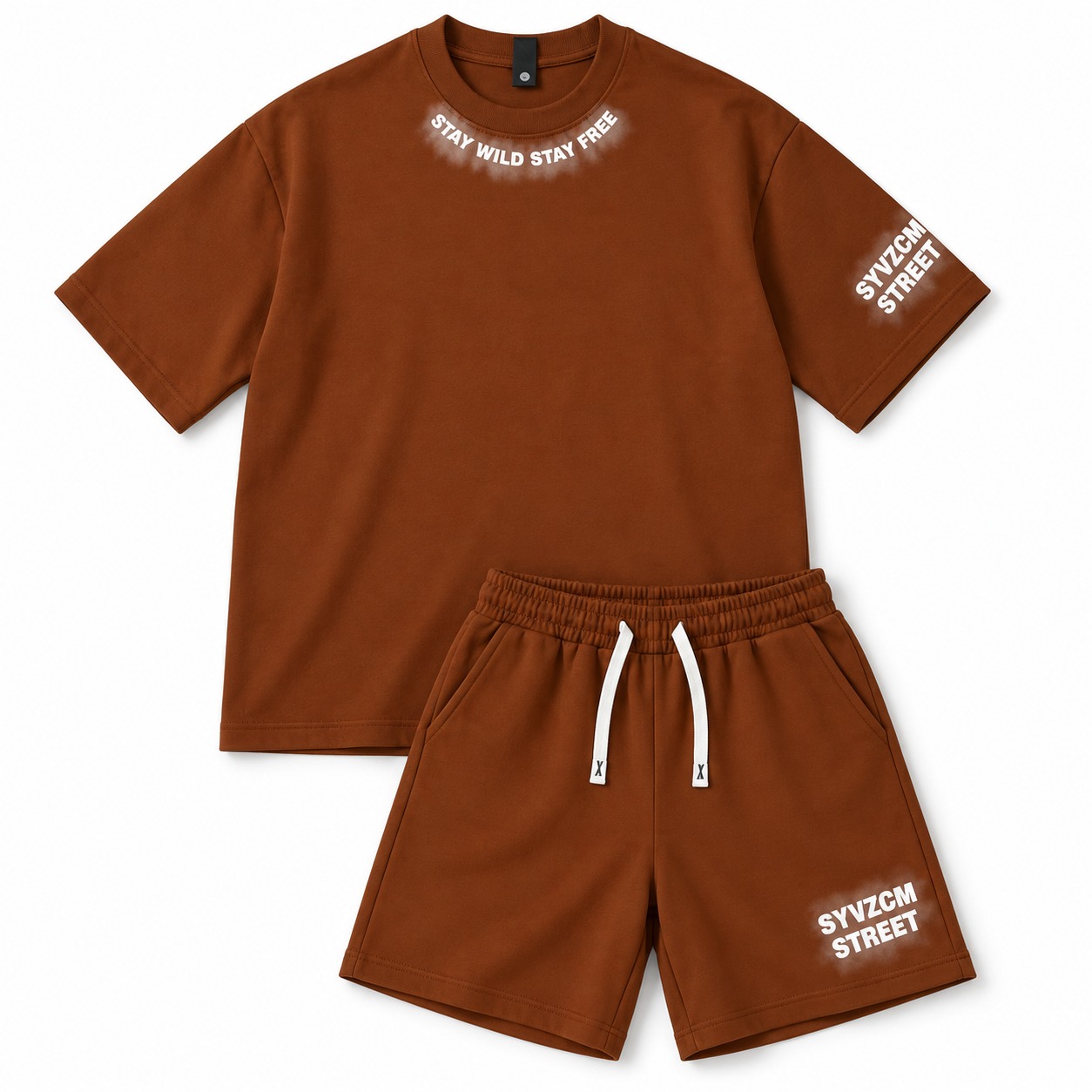 Smoke Mark Espresso Tee & Shorts Set wholesale product
