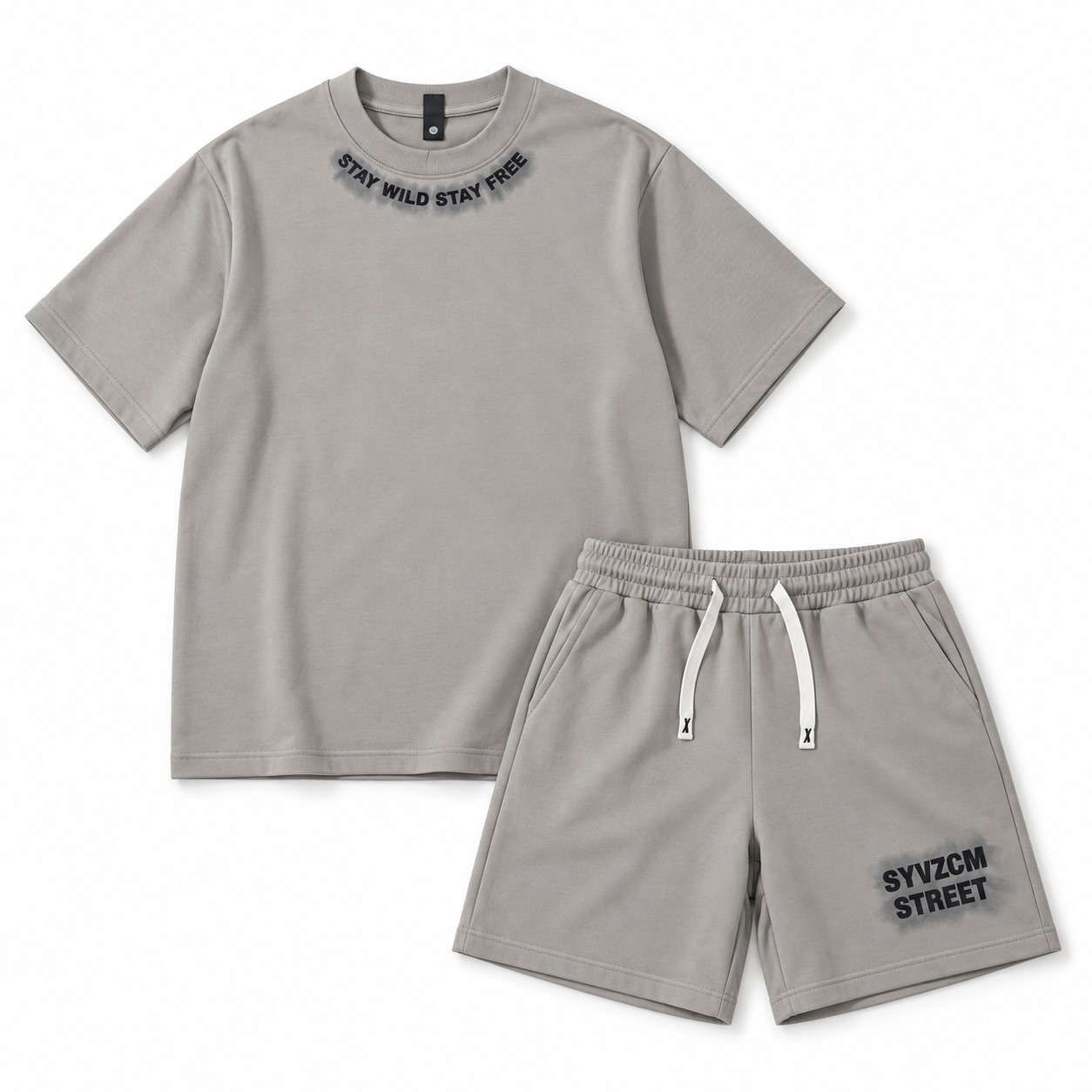 Smoke Mark Stone Tee & Shorts Set wholesale product